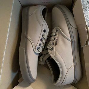 Khaki colored Vans